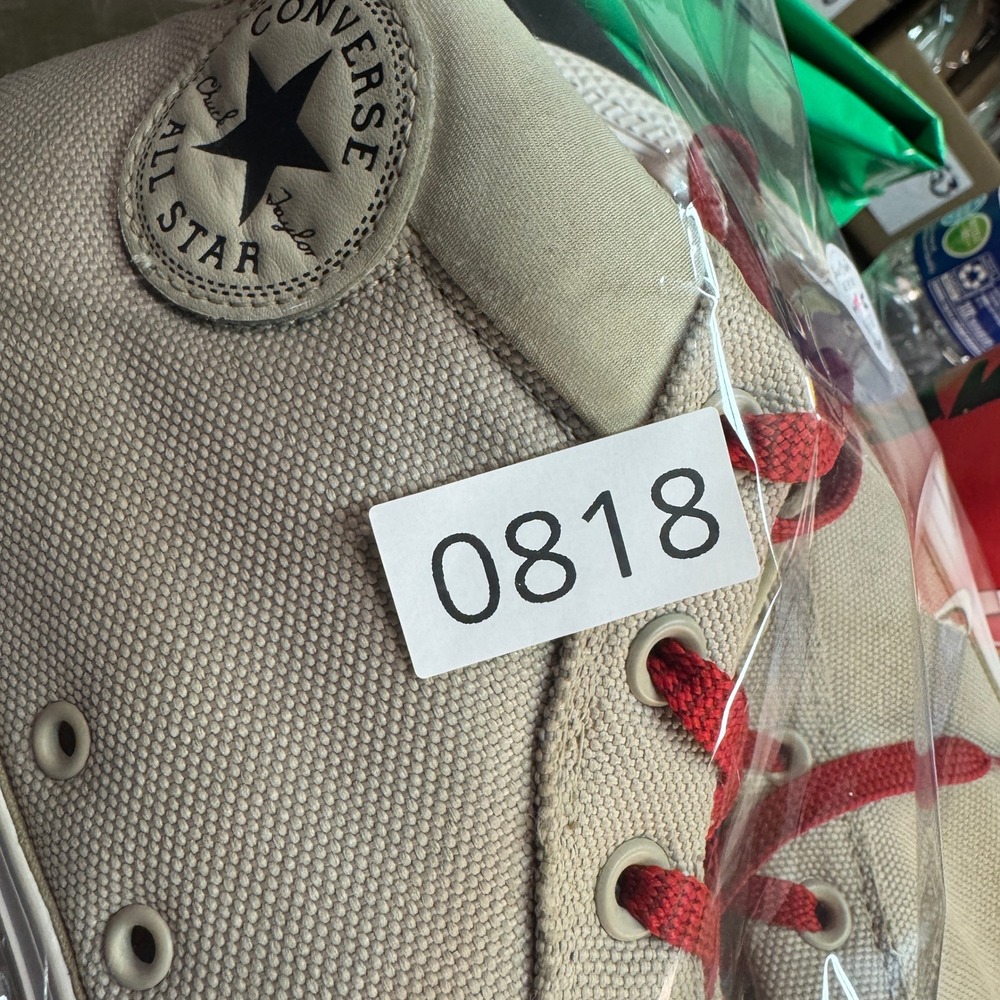 Converse Men High Top Sneakers Canvas Classic Lace Up Casual Beige 13 - Picture 15 of 15